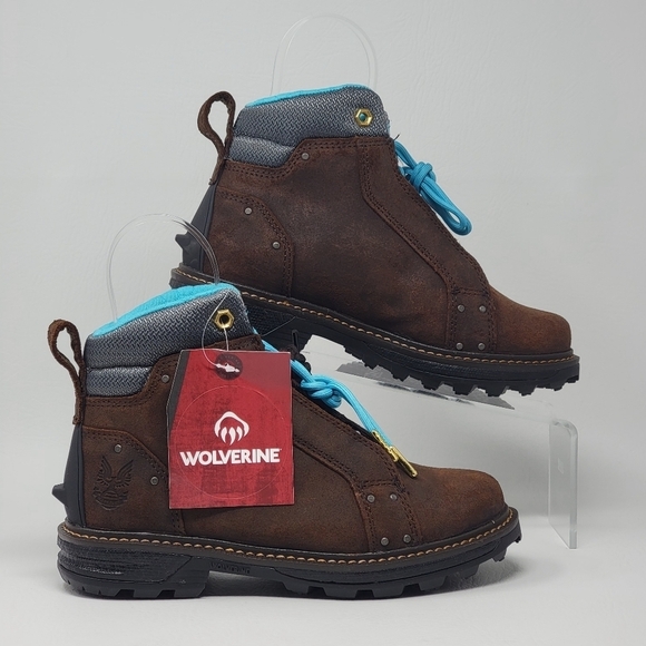 WOLVERINE HALO SPARTAN UNSC LIMITED EDITION BROWN BOOTS MEN\'S SIZE 5M NEW main image 8